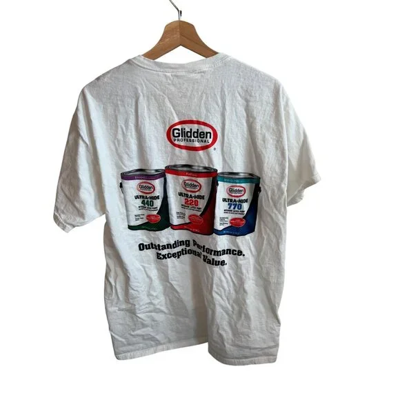 Home Depot Pro Xtra Paint Rewards Glidden T-Shirt Large Cotton NEW - Picture 4 of 5